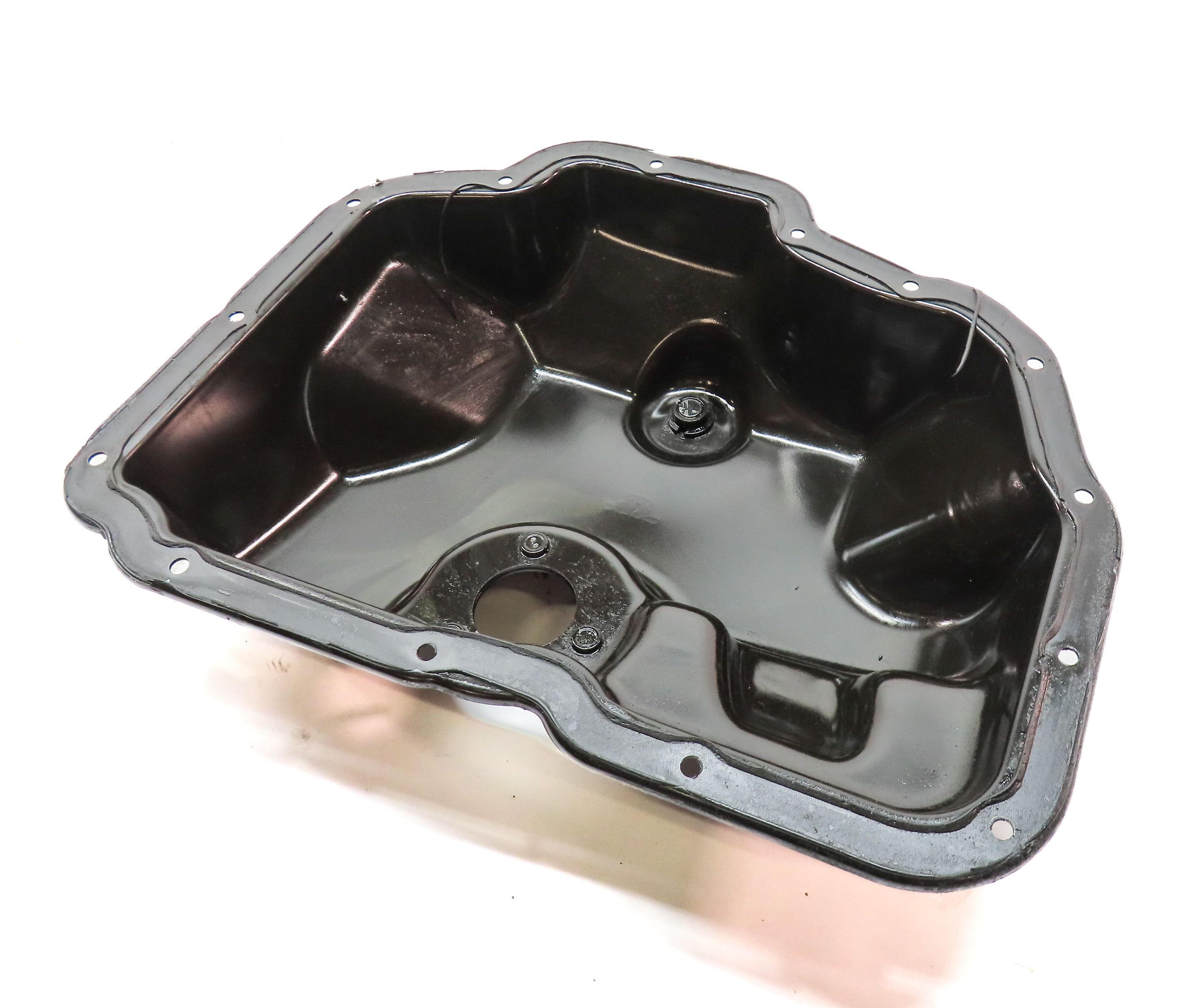 2013-2016 VW TOUAREG / AUDI Q7 (4L) 3.0L CNRB ENGINE LOWER MOTOR OIL FLUID PAN — exact item pictured